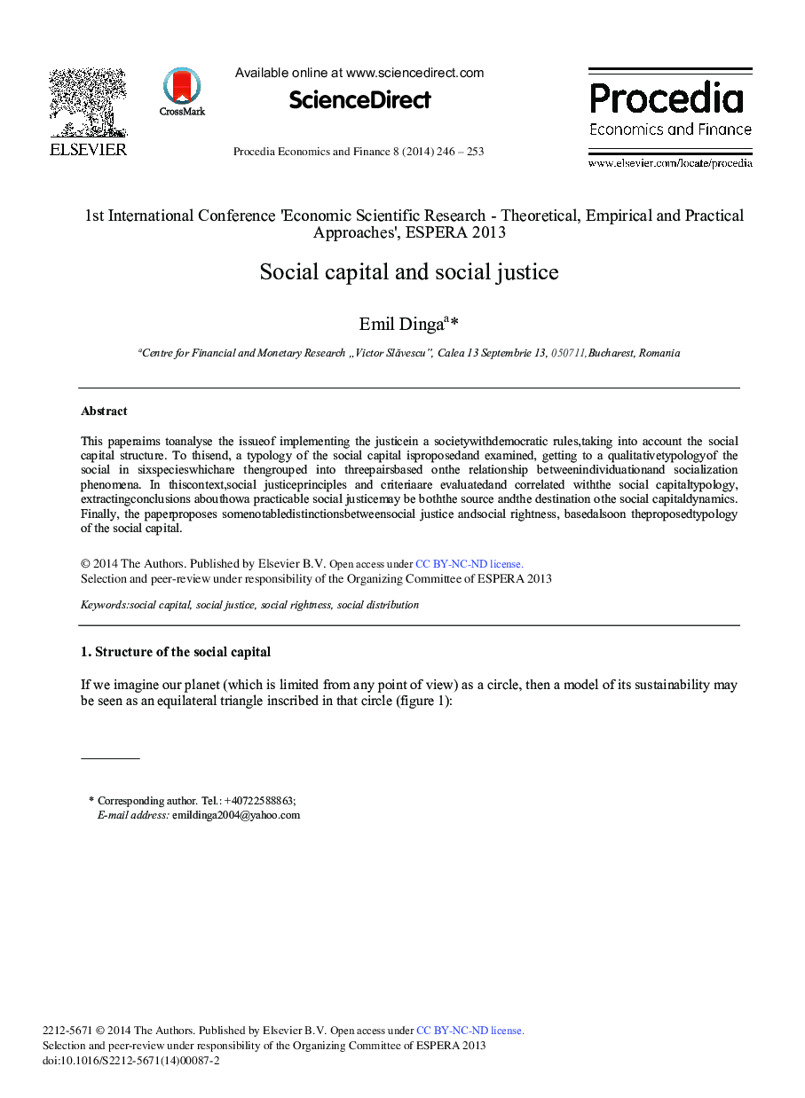 Social Capital and Social Justice 