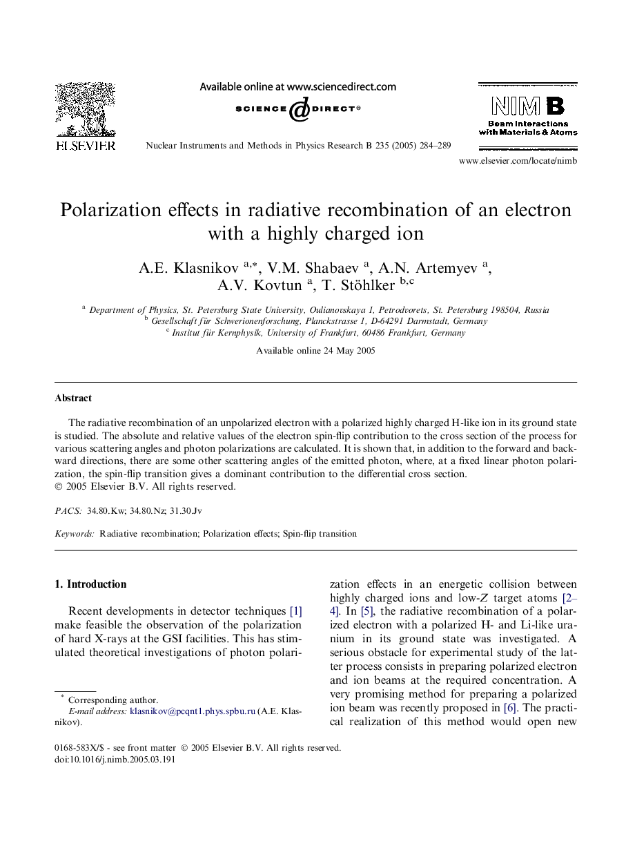 Polarization effects in radiative recombination of an electron with a highly charged ion