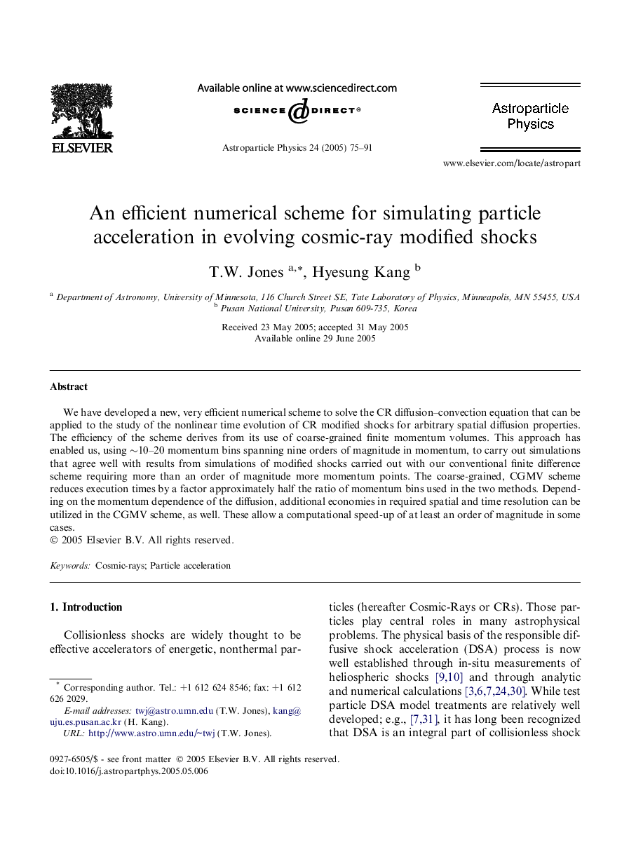 An efficient numerical scheme for simulating particle acceleration in evolving cosmic-ray modified shocks