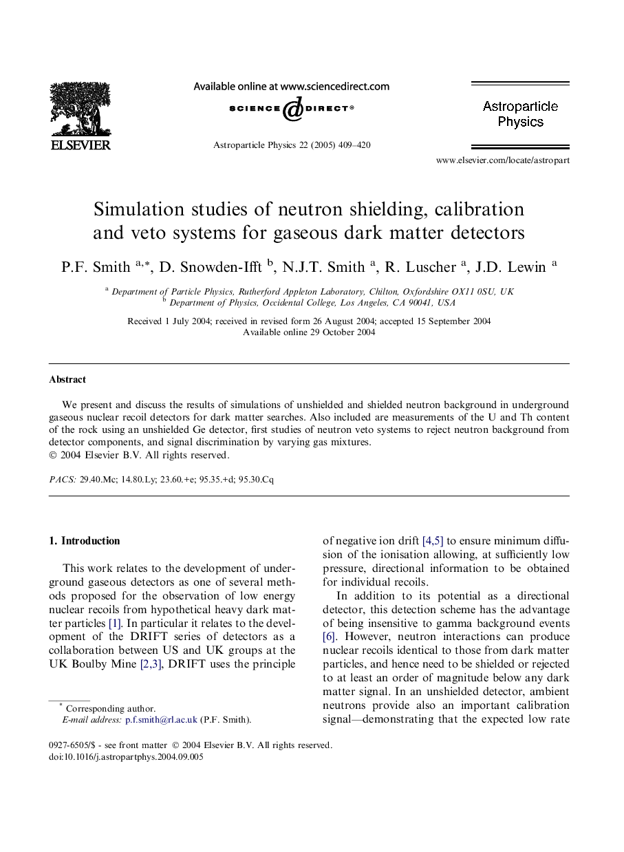 Simulation studies of neutron shielding, calibration and veto systems for gaseous dark matter detectors