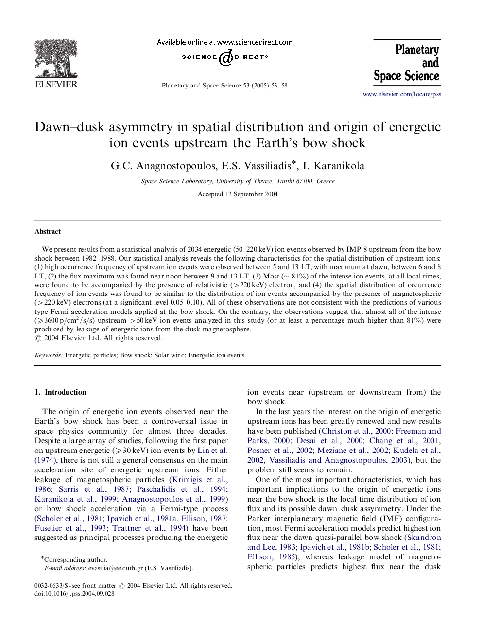 Dawn-dusk asymmetry in spatial distribution and origin of energetic ion events upstream the Earth's bow shock