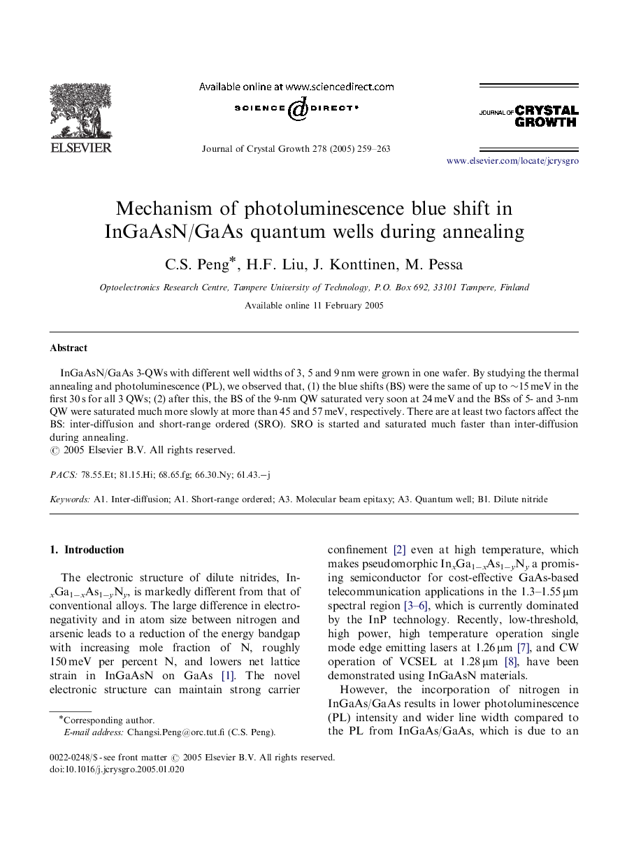 Mechanism of photoluminescence blue shift in InGaAsN/GaAs quantum wells during annealing