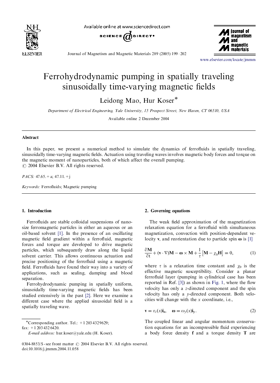 Ferrohydrodynamic pumping in spatially traveling sinusoidally time-varying magnetic fields