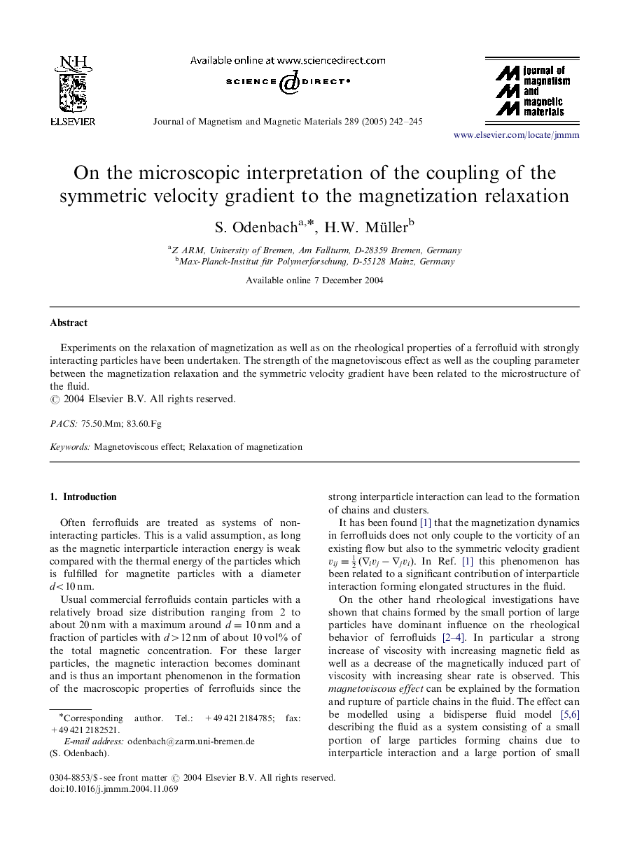 On the microscopic interpretation of the coupling of the symmetric velocity gradient to the magnetization relaxation