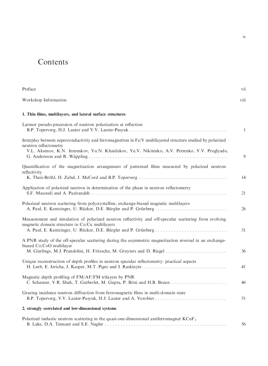 Contents
