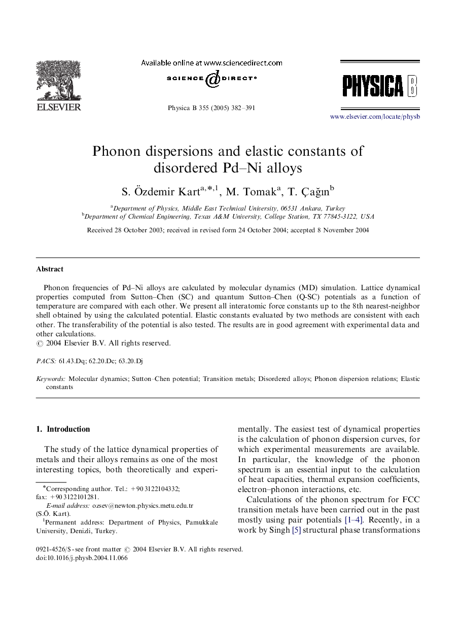 Phonon dispersions and elastic constants of disordered Pd-Ni alloys