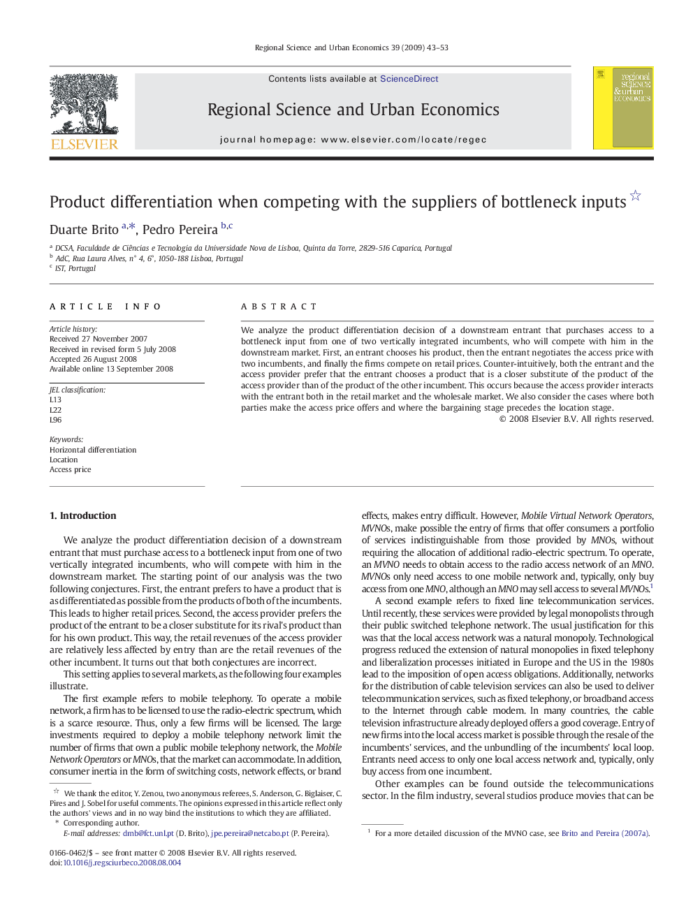 Product differentiation when competing with the suppliers of bottleneck inputs 