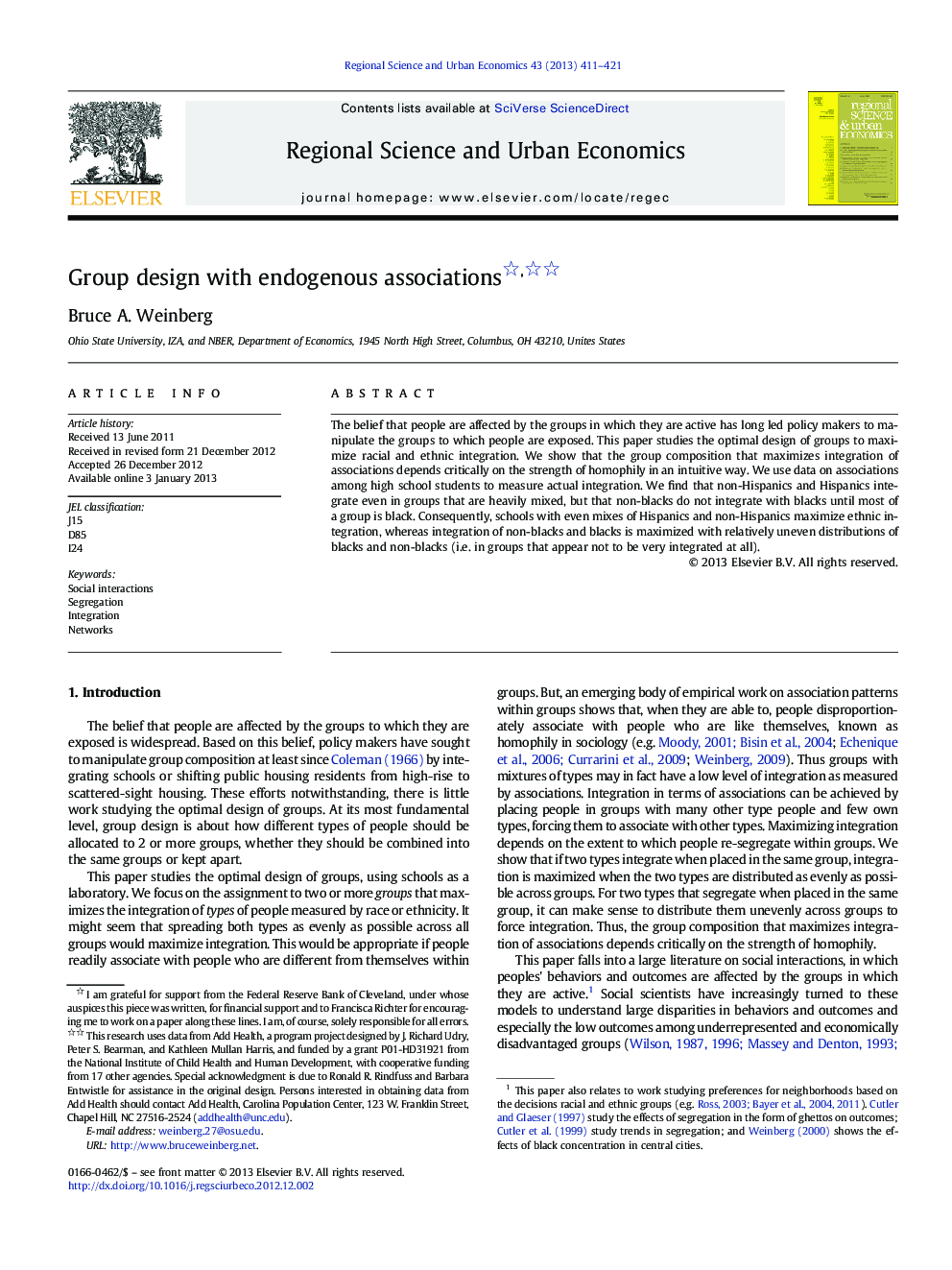 Group design with endogenous associations