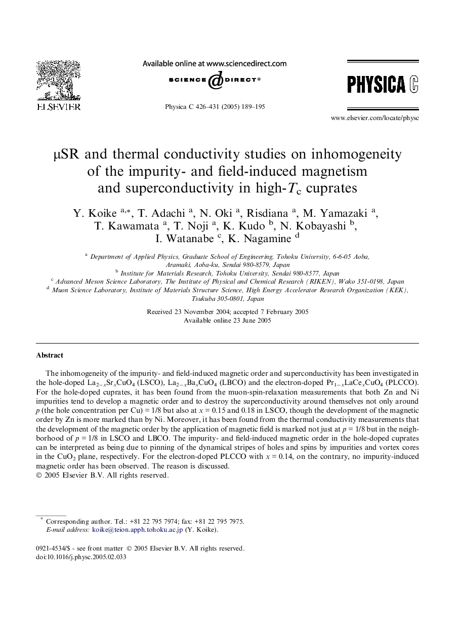 Î¼SR and thermal conductivity studies on inhomogeneity of the impurity- and field-induced magnetism and superconductivity in high-Tc cuprates