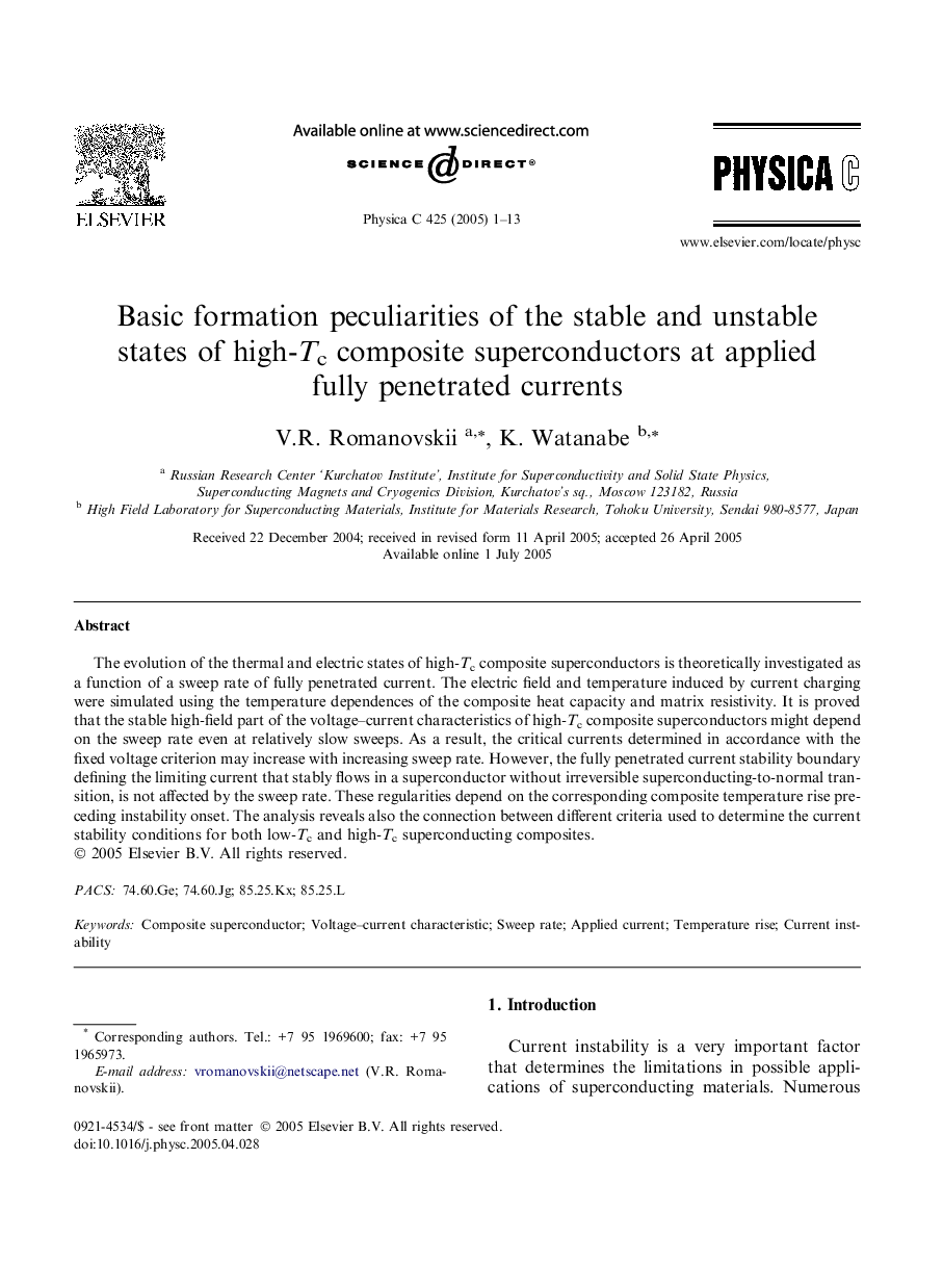 Basic formation peculiarities of the stable and unstable states of high-Tc composite superconductors at applied fully penetrated currents