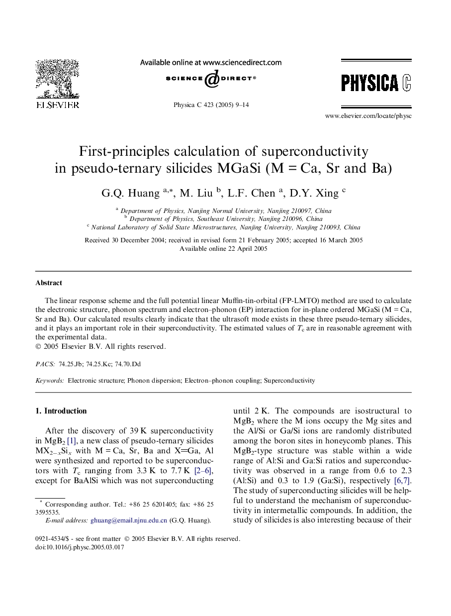 First-principles calculation of superconductivity in pseudo-ternary silicides MGaSi (MÂ =Â Ca, Sr and Ba)