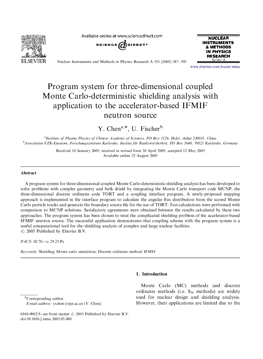 Program system for three-dimensional coupled Monte Carlo-deterministic shielding analysis with application to the accelerator-based IFMIF neutron source