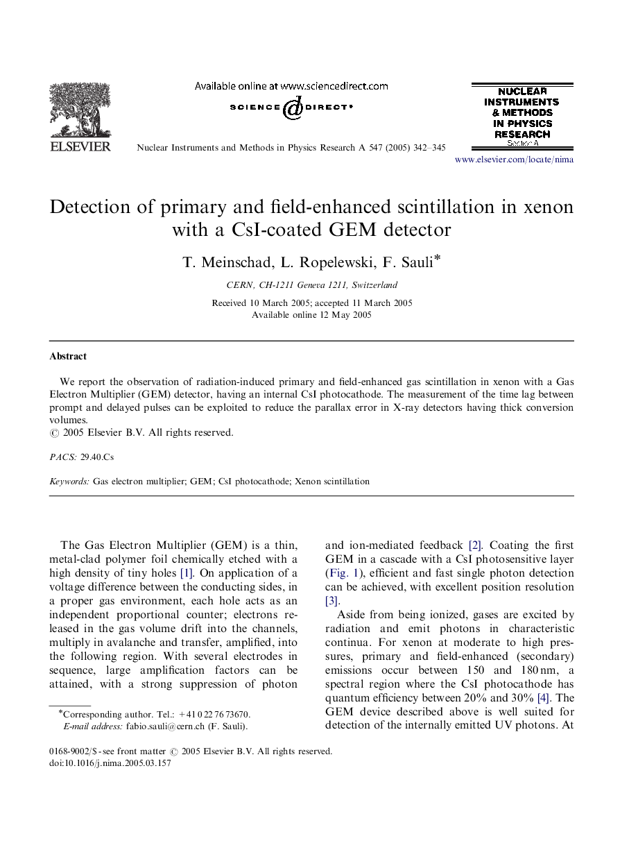 Detection of primary and field-enhanced scintillation in xenon with a CsI-coated GEM detector