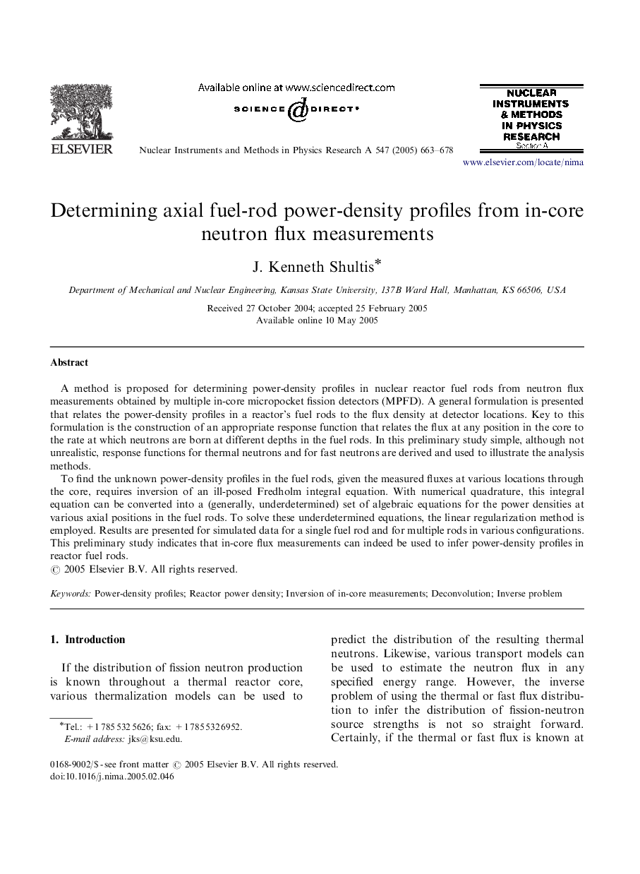 Determining axial fuel-rod power-density profiles from in-core neutron flux measurements