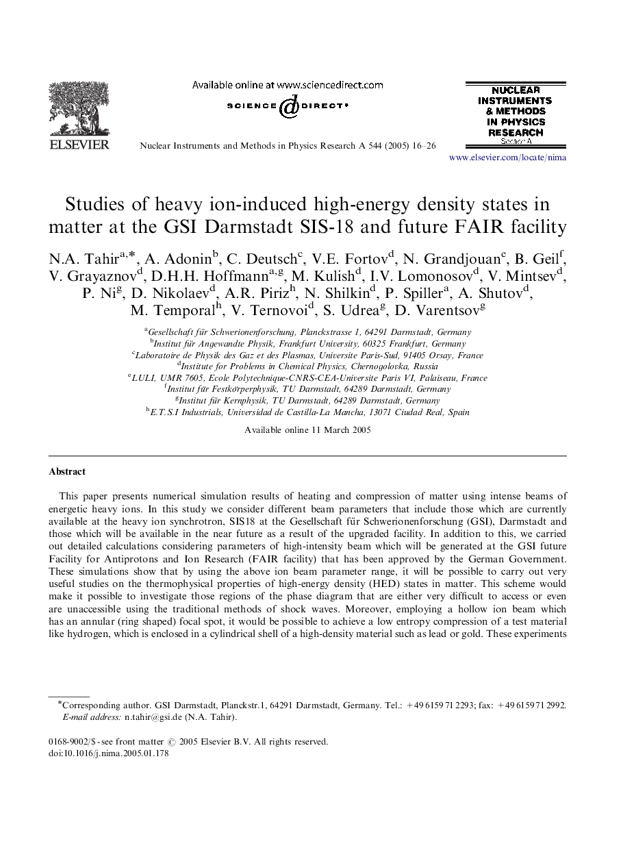 Studies of heavy ion-induced high-energy density states in matter at the GSI Darmstadt SIS-18 and future FAIR facility