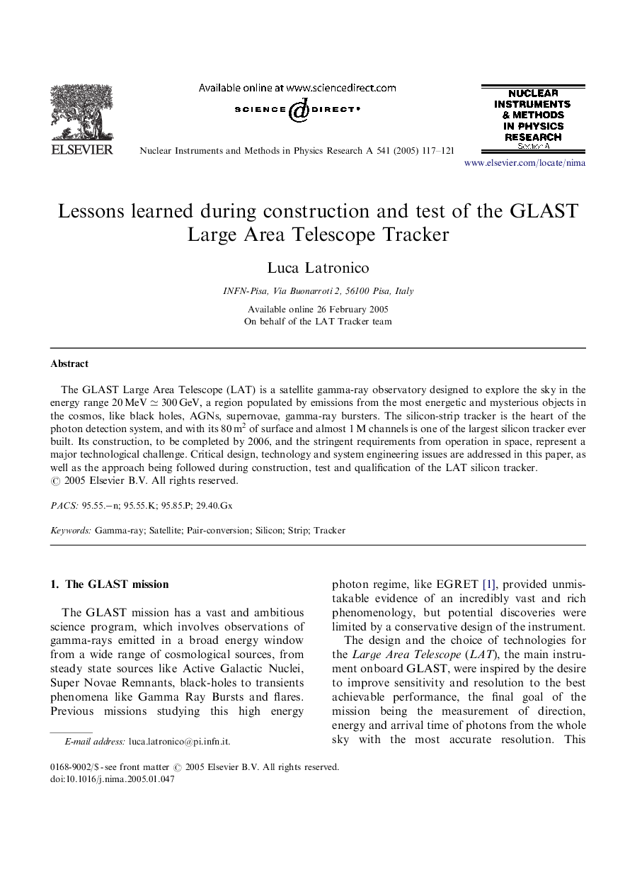 Lessons learned during construction and test of the GLAST Large Area Telescope Tracker