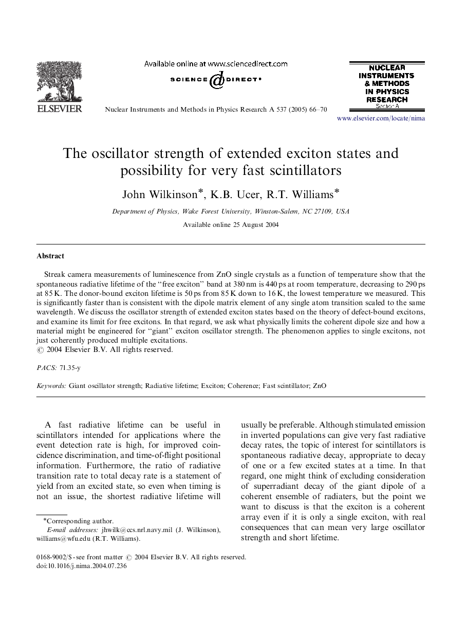 The oscillator strength of extended exciton states and possibility for very fast scintillators