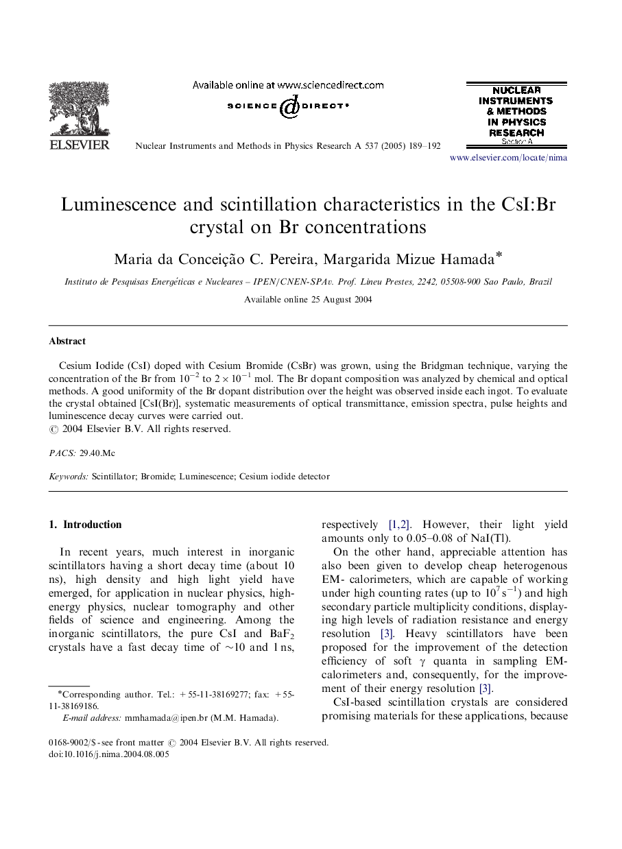 Luminescence and scintillation characteristics in the CsI:Br crystal on Br concentrations