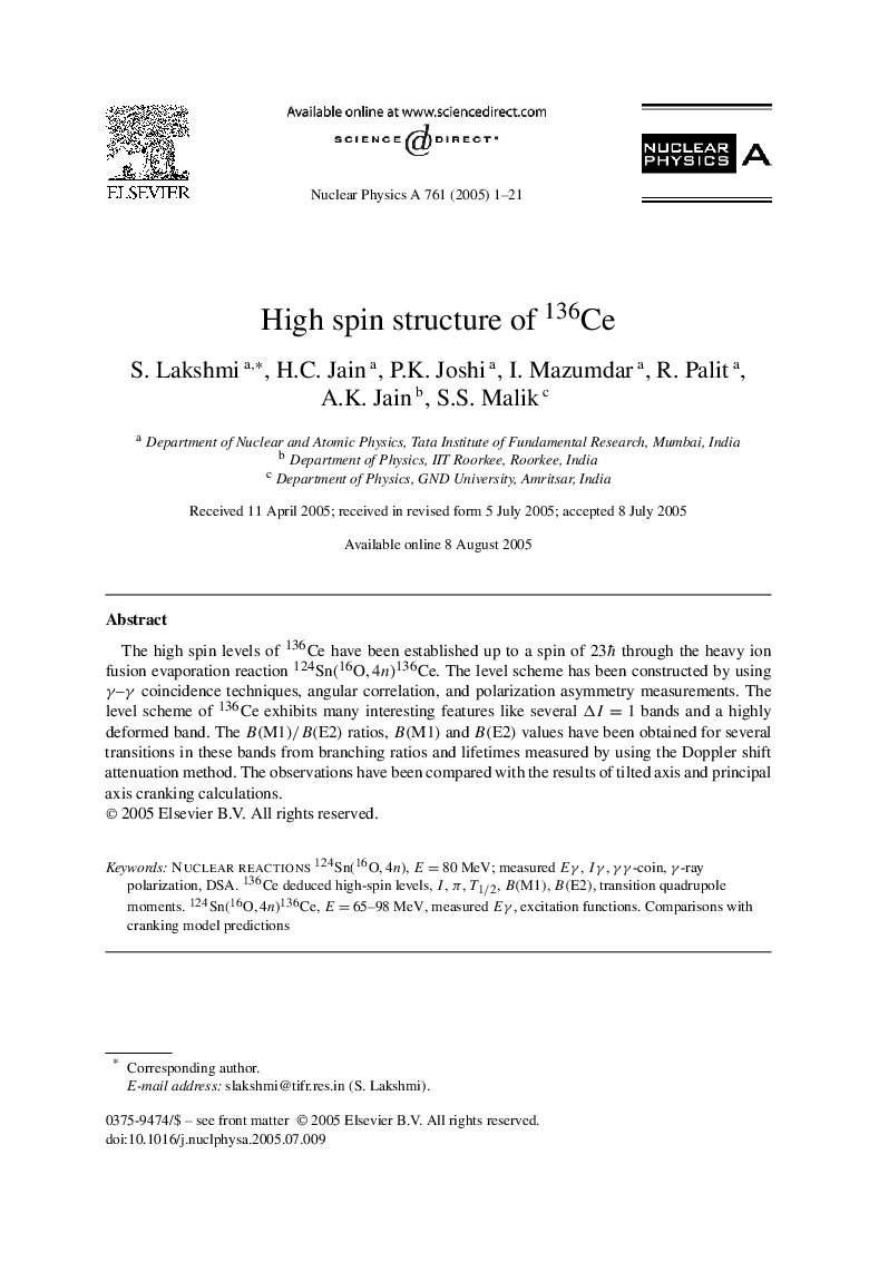 High spin structure of 136Ce