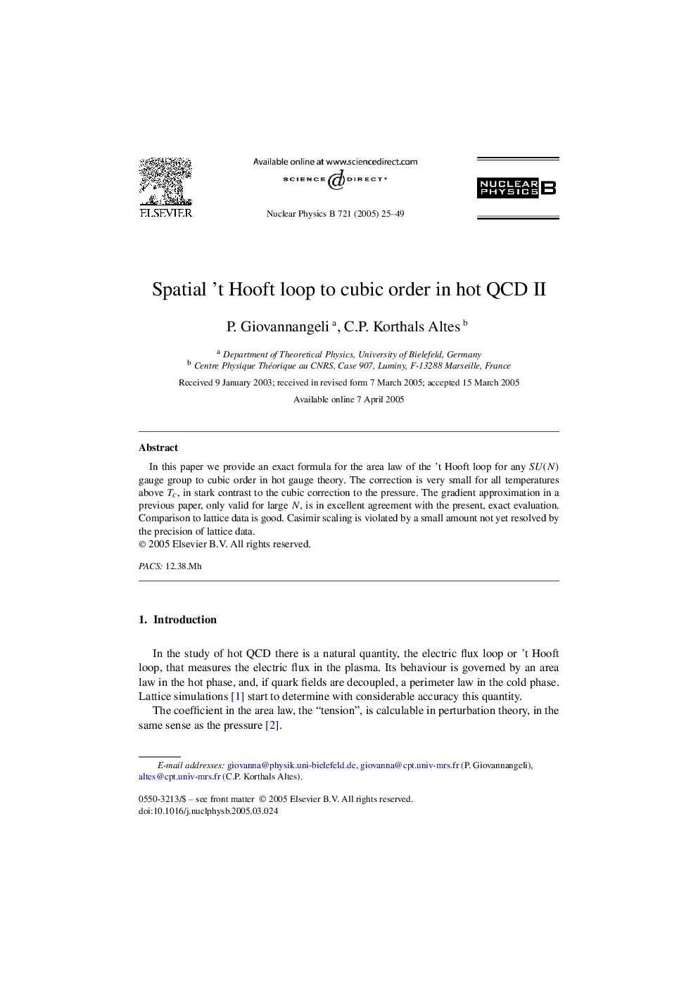 Spatial 't Hooft loop to cubic order in hot QCD II