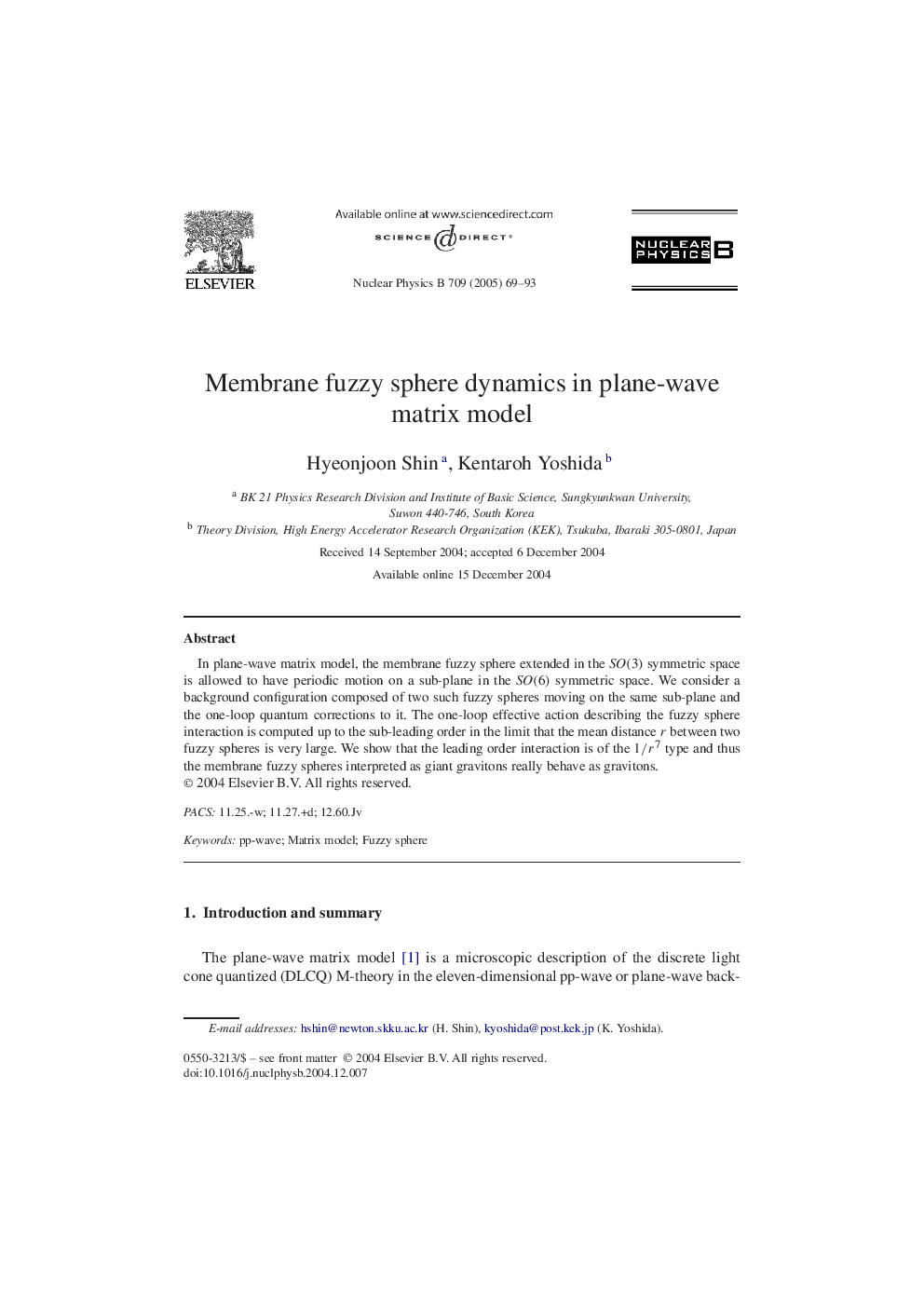 Membrane fuzzy sphere dynamics in plane-wave matrix model