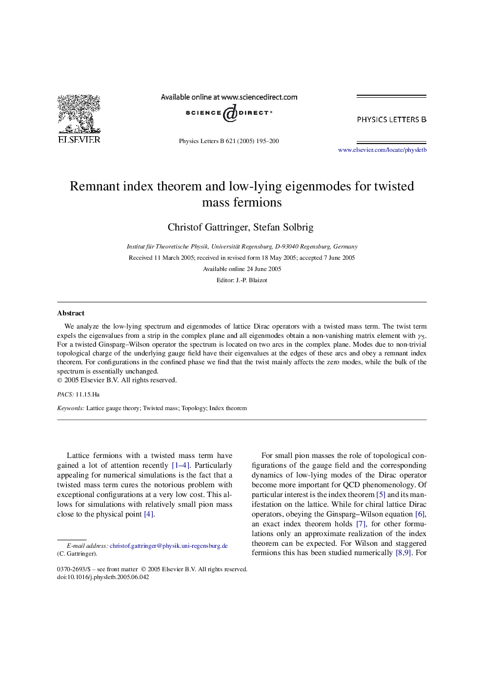 Remnant index theorem and low-lying eigenmodes for twisted mass fermions