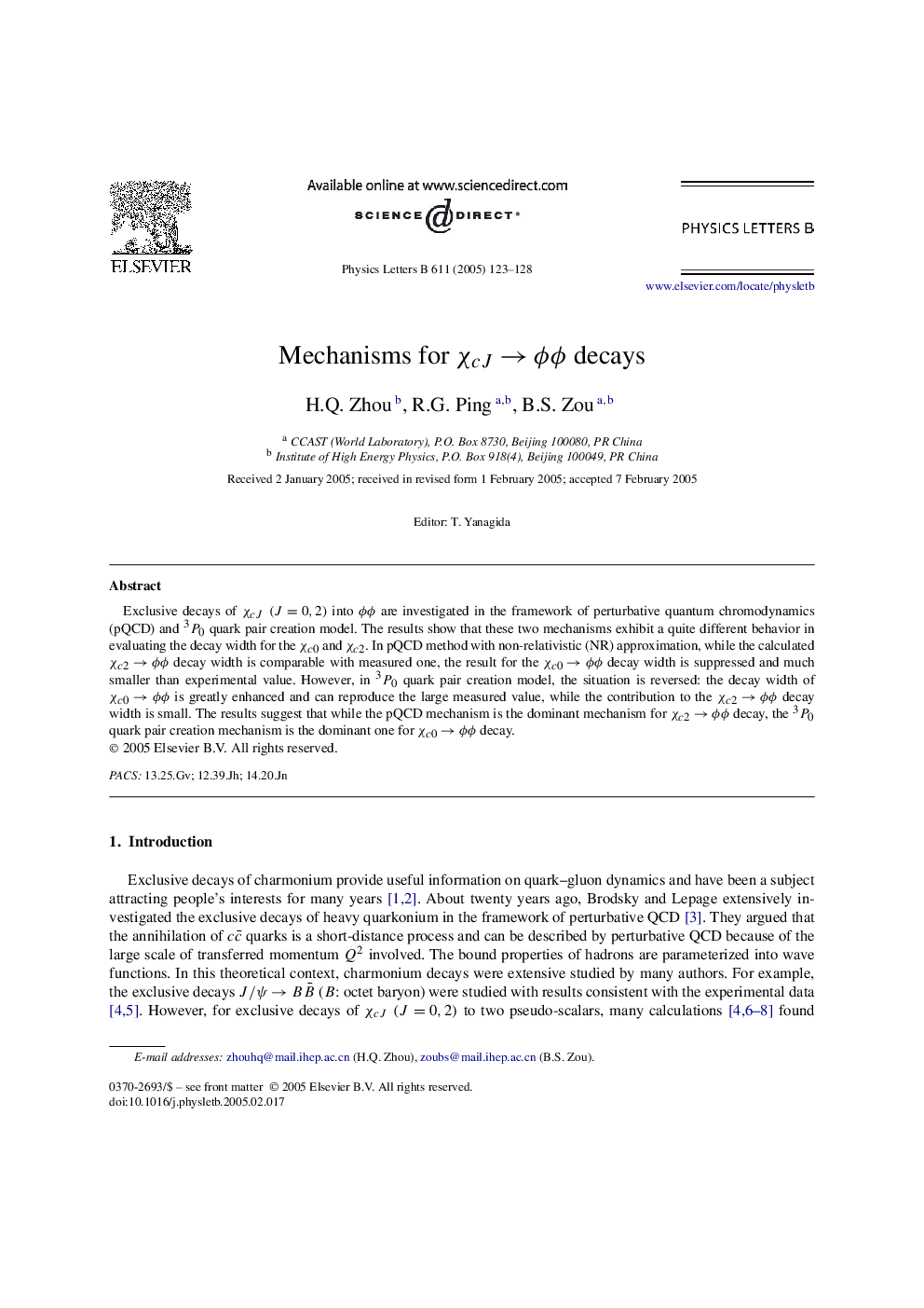 Mechanisms for ÏcJâÏÏ decays