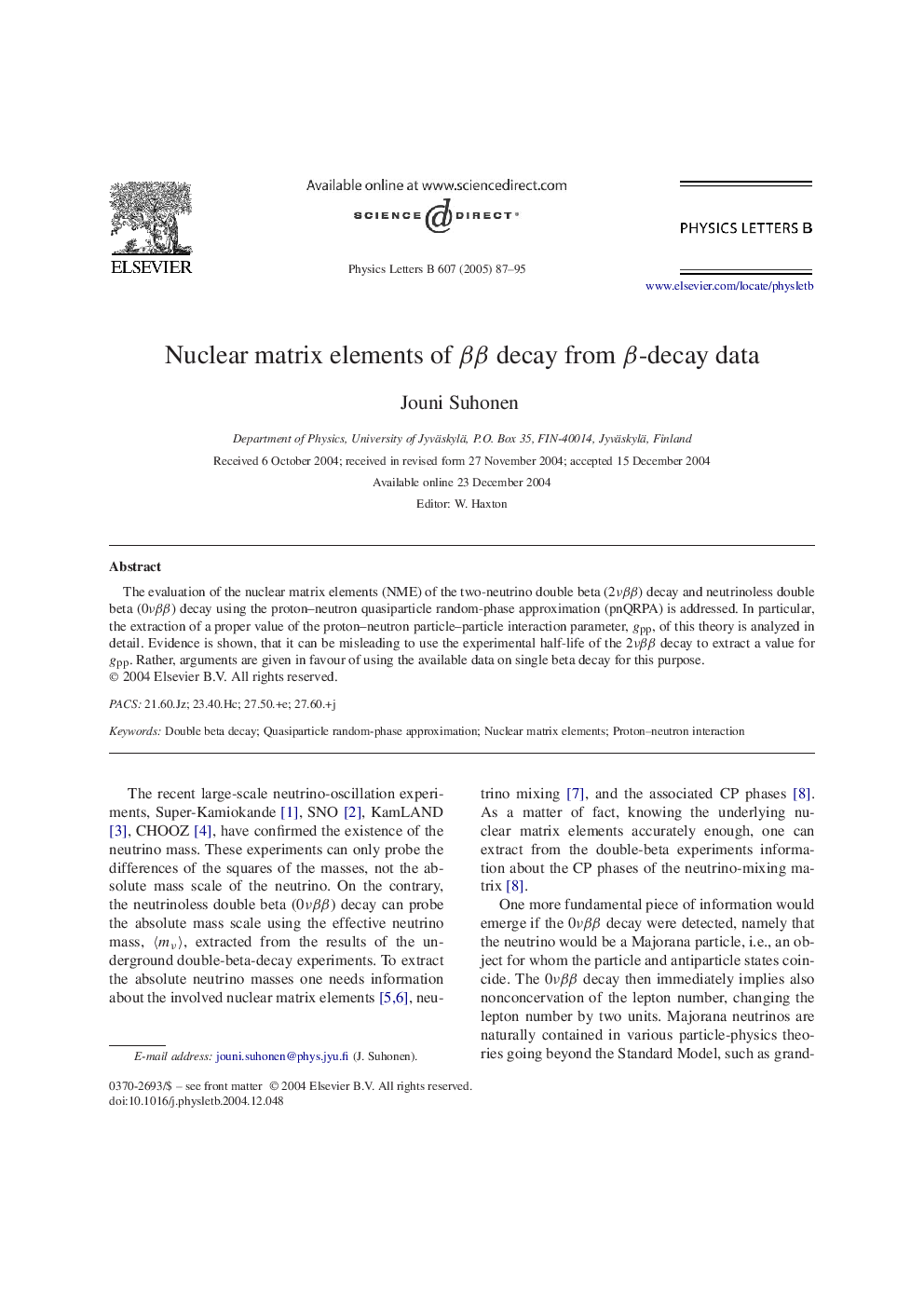 Nuclear matrix elements of Î²Î² decay from Î²-decay data