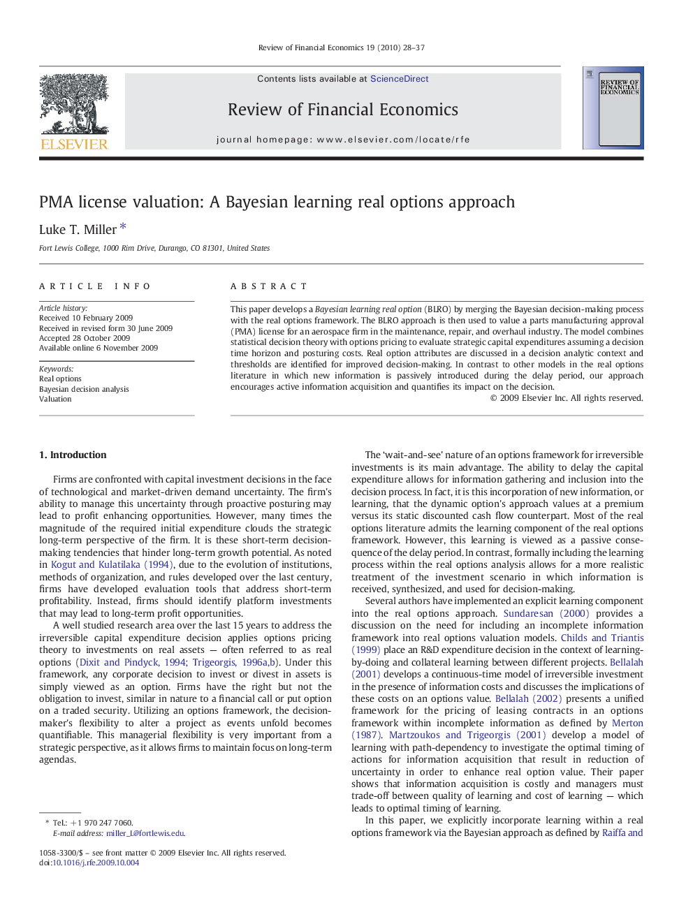 PMA license valuation: A Bayesian learning real options approach