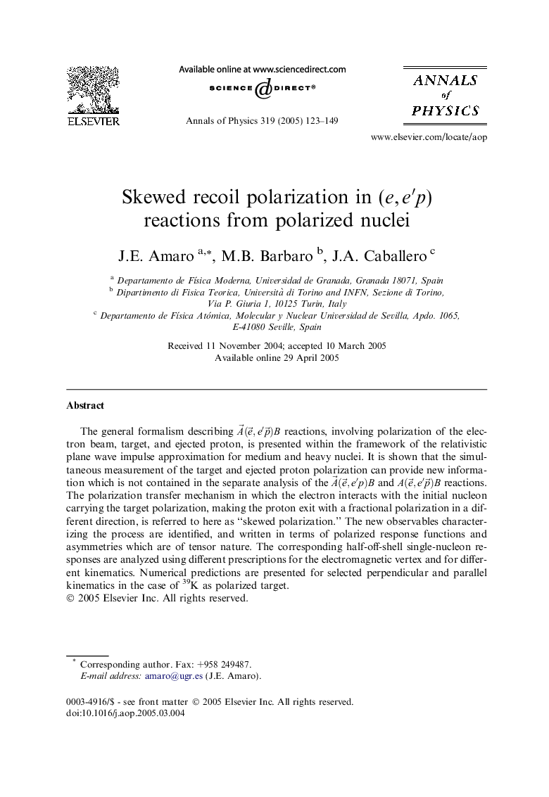 Skewed recoil polarization in (e,Â eâ²p) reactions from polarized nuclei