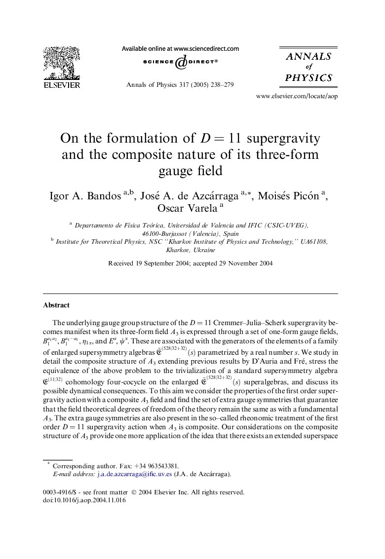 On the formulation of DÂ =Â 11 supergravity and the composite nature of its three-form gauge field