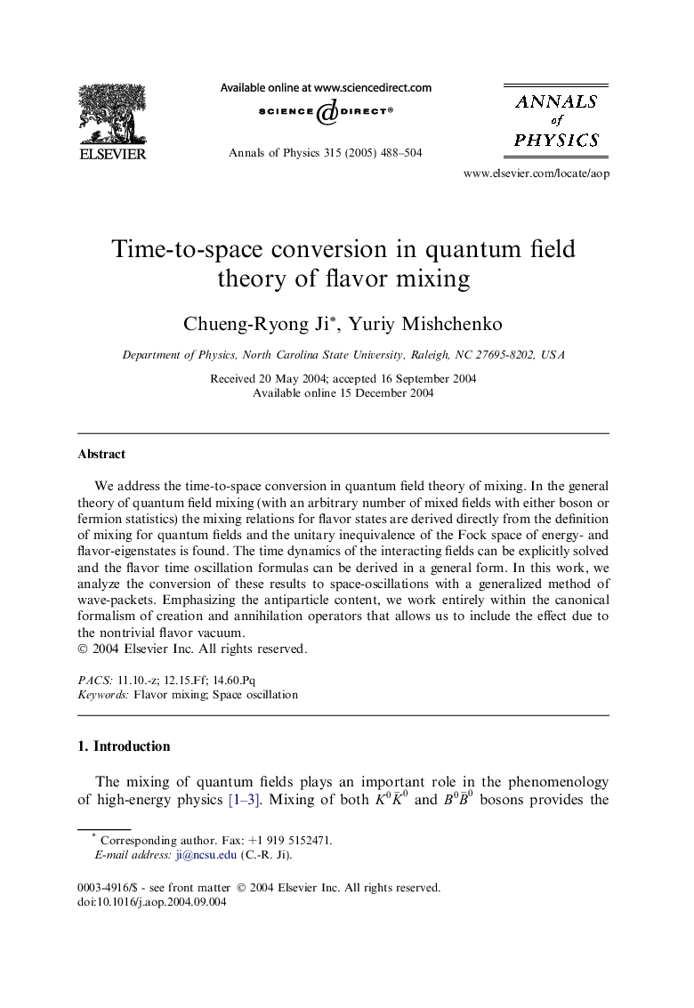 Time-to-space conversion in quantum field theory of flavor mixing