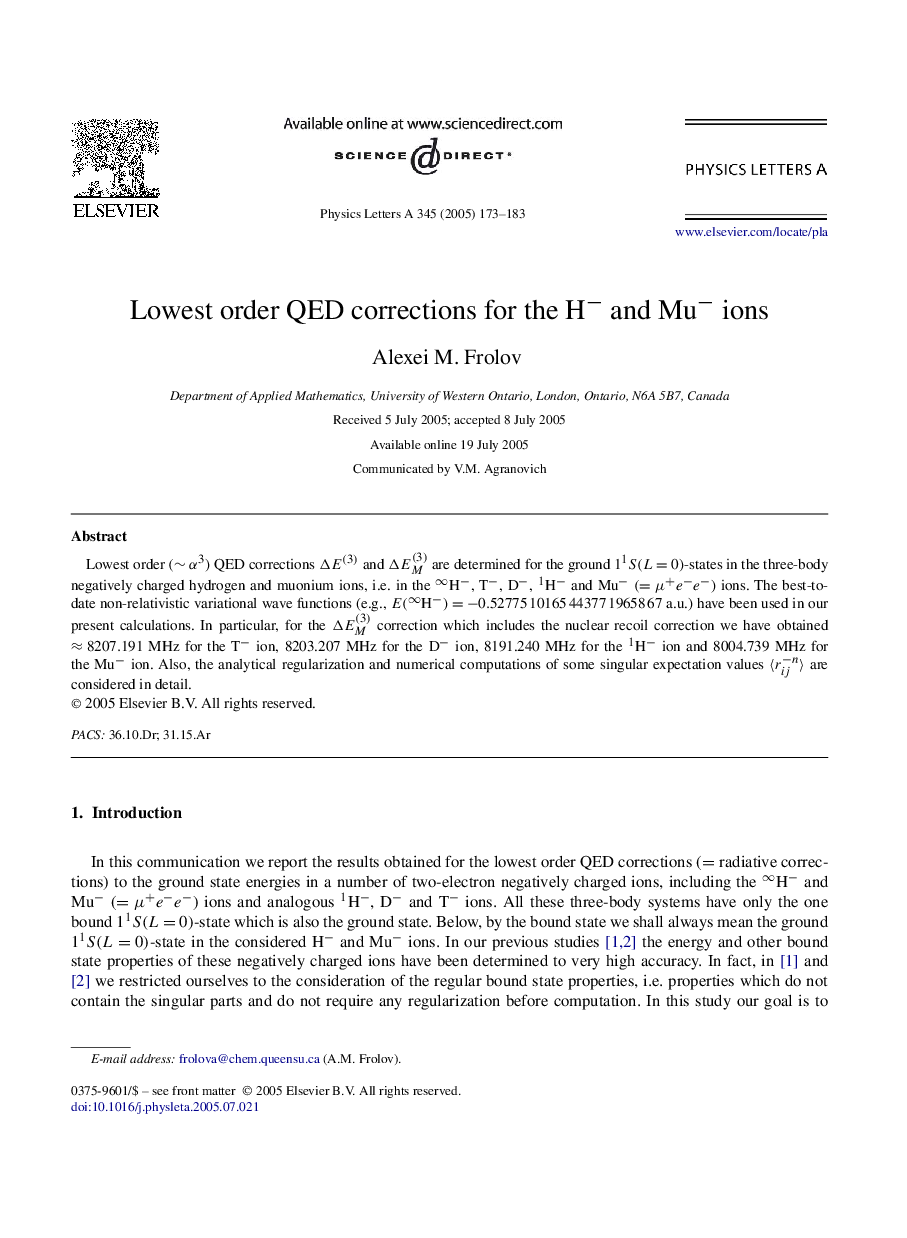 Lowest order QED corrections for the Hâ and Muâ ions