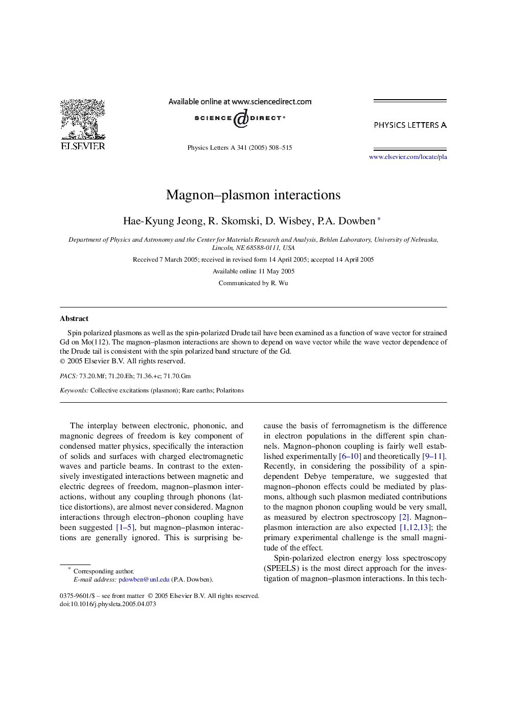 Magnon-plasmon interactions
