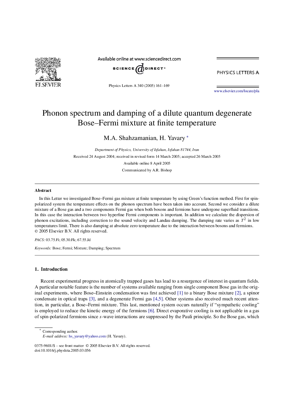 Phonon spectrum and damping of a dilute quantum degenerate Bose-Fermi mixture at finite temperature