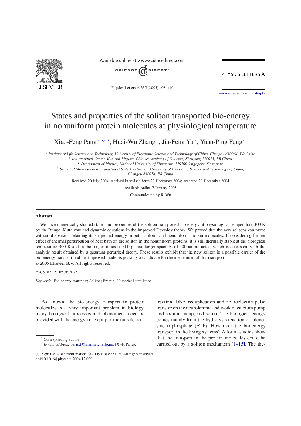 States and properties of the soliton transported bio-energy in nonuniform protein molecules at physiological temperature