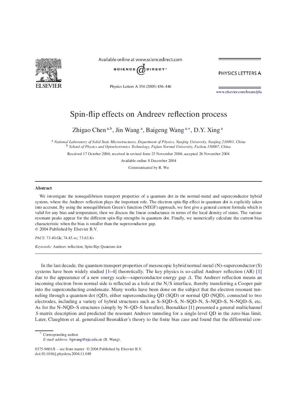 Spin-flip effects on Andreev reflection process