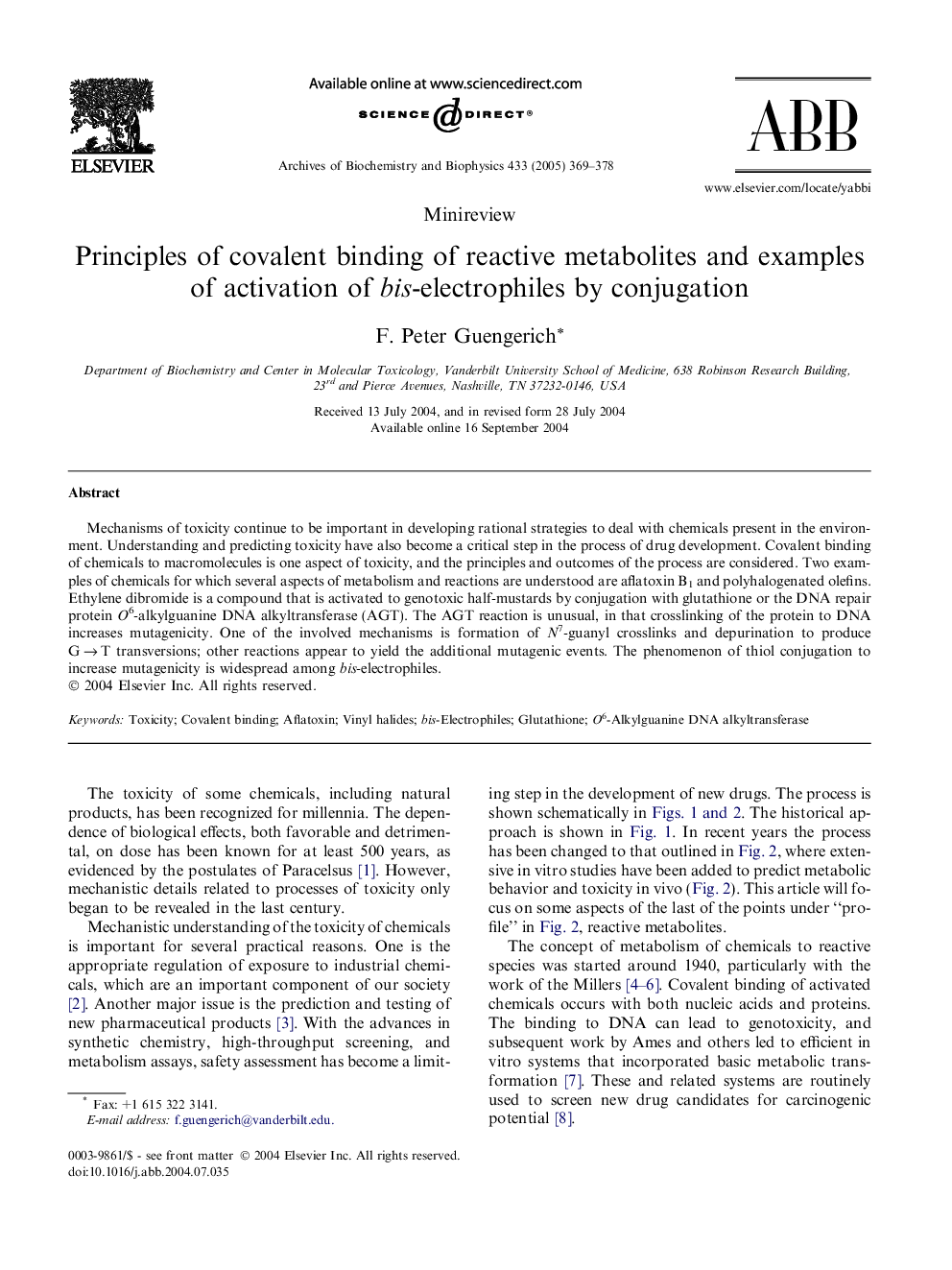 Principles of covalent binding of reactive metabolites and examples of activation of bis-electrophiles by conjugation