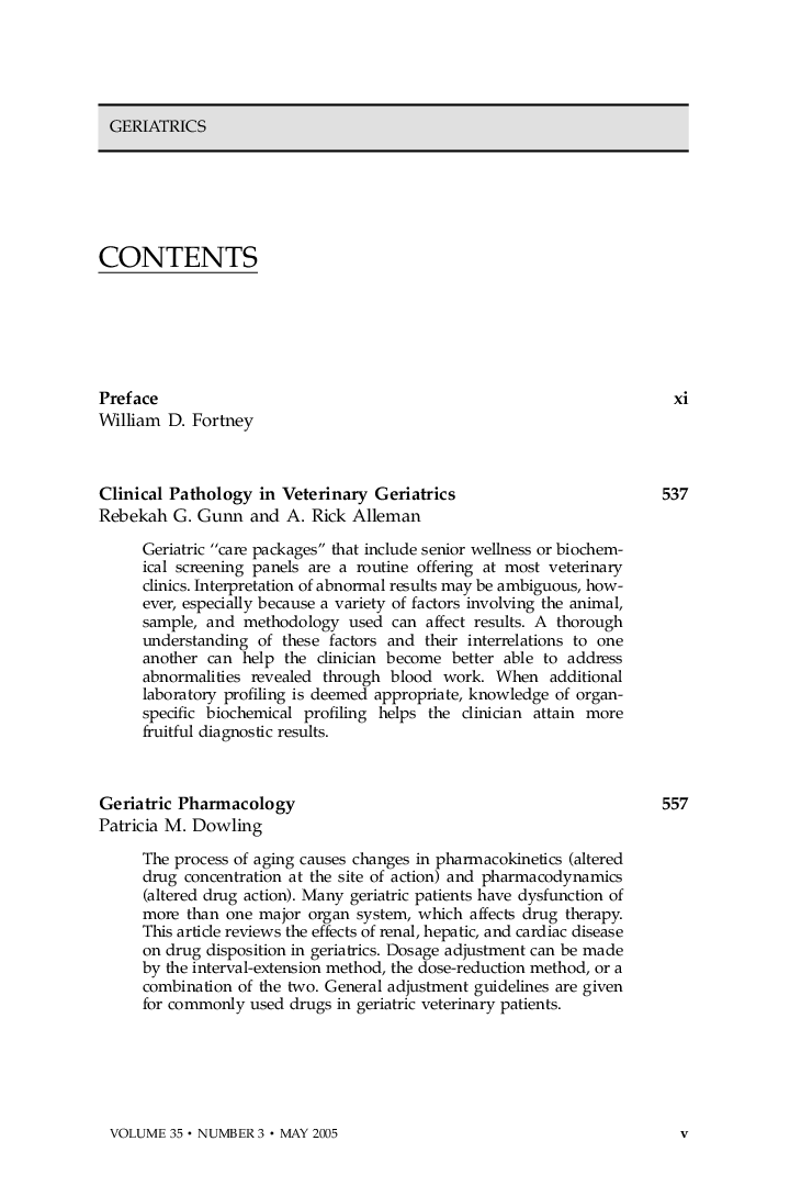 Table of contents