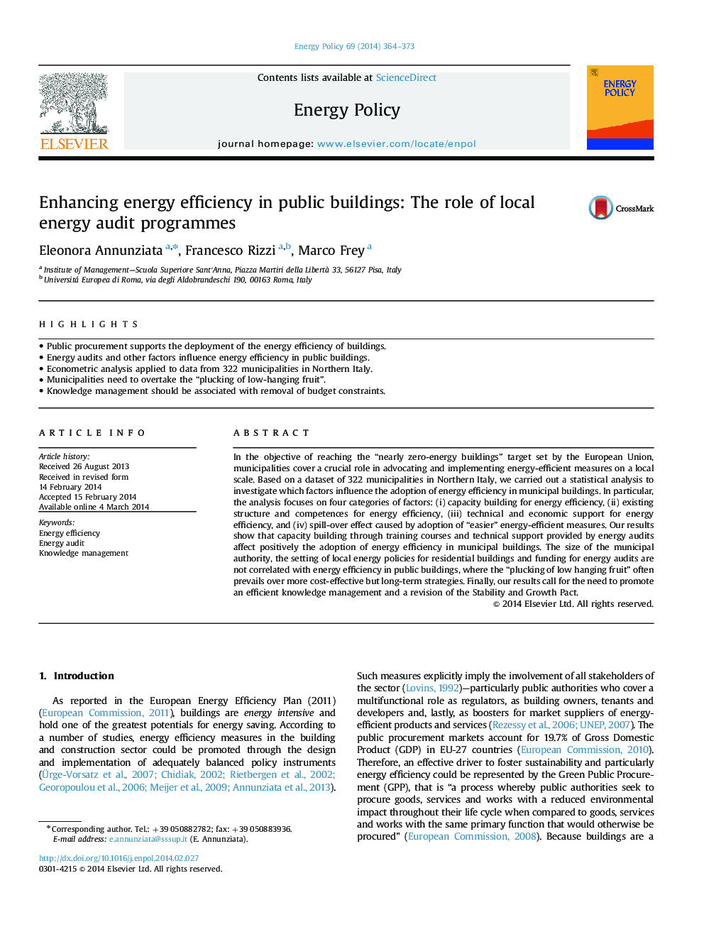 افزایش بهره وری انرژی در ساختمان های عمومی: نقش برنامه های ممیزی انرژی محلی 