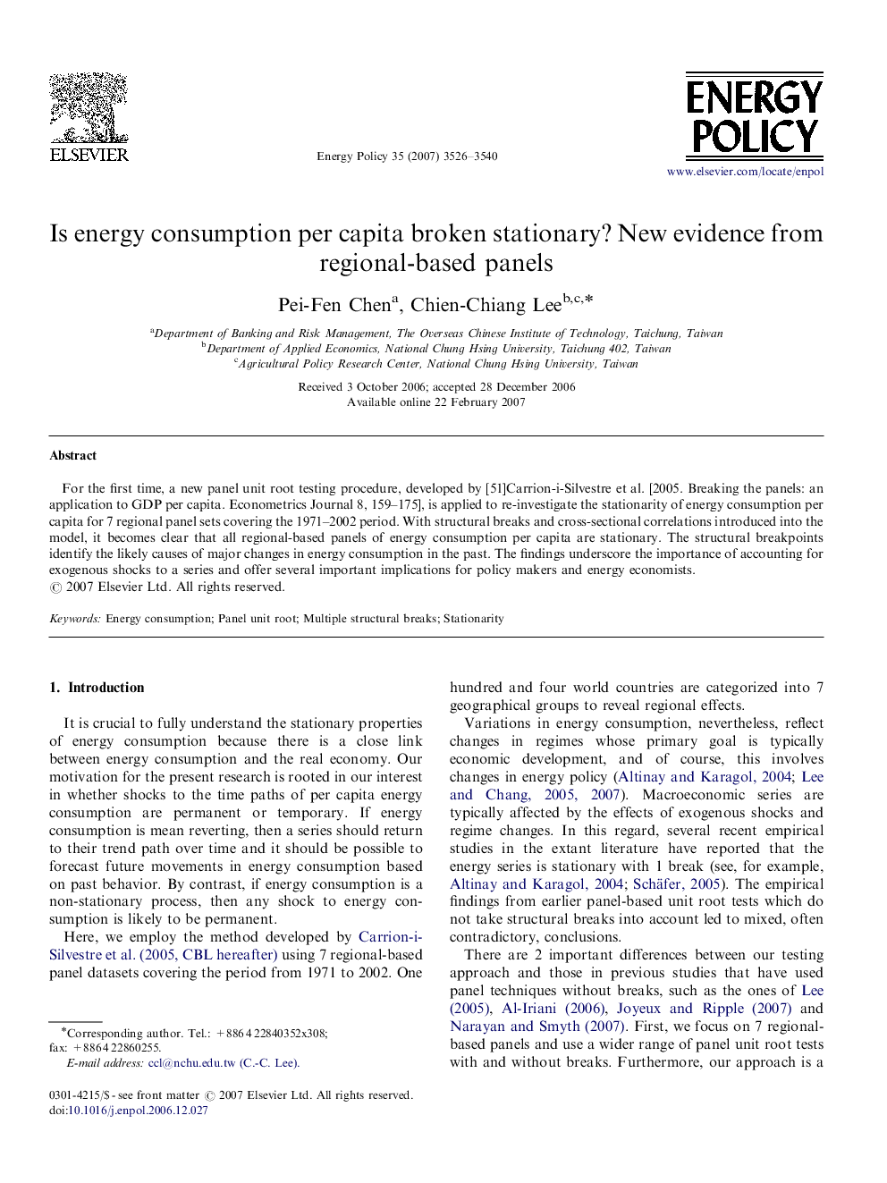 Is energy consumption per capita broken stationary? New evidence from regional-based panels