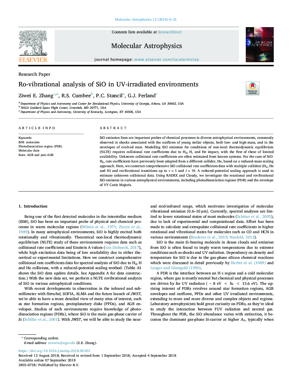 Ro-vibrational analysis of SiO in UV-irradiated environments