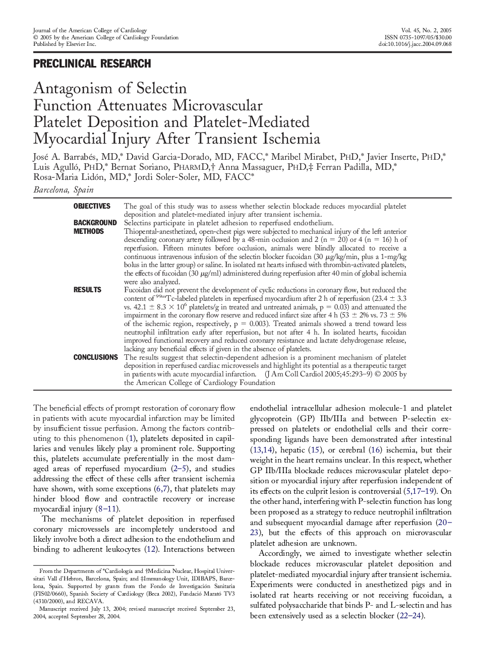 Antagonism of selectin function attenuates microvascular platelet deposition and platelet-mediated myocardial injury after transient ischemia